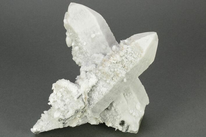 Milky, Candle Quartz Crystal Cluster - Inner Mongolia #226025